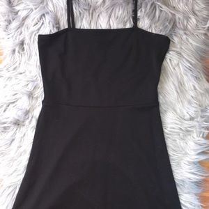 h&m black minidress